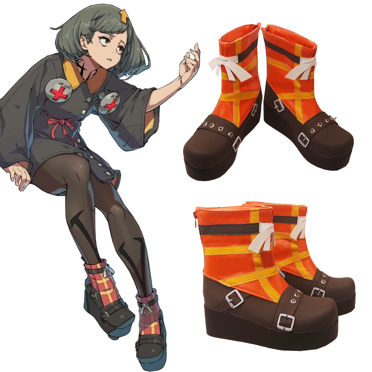 Guilty Gear -Strive- Bedman Delilah Black Cosplay Shoes Shoes/Boots - Tophatter Daily Deals